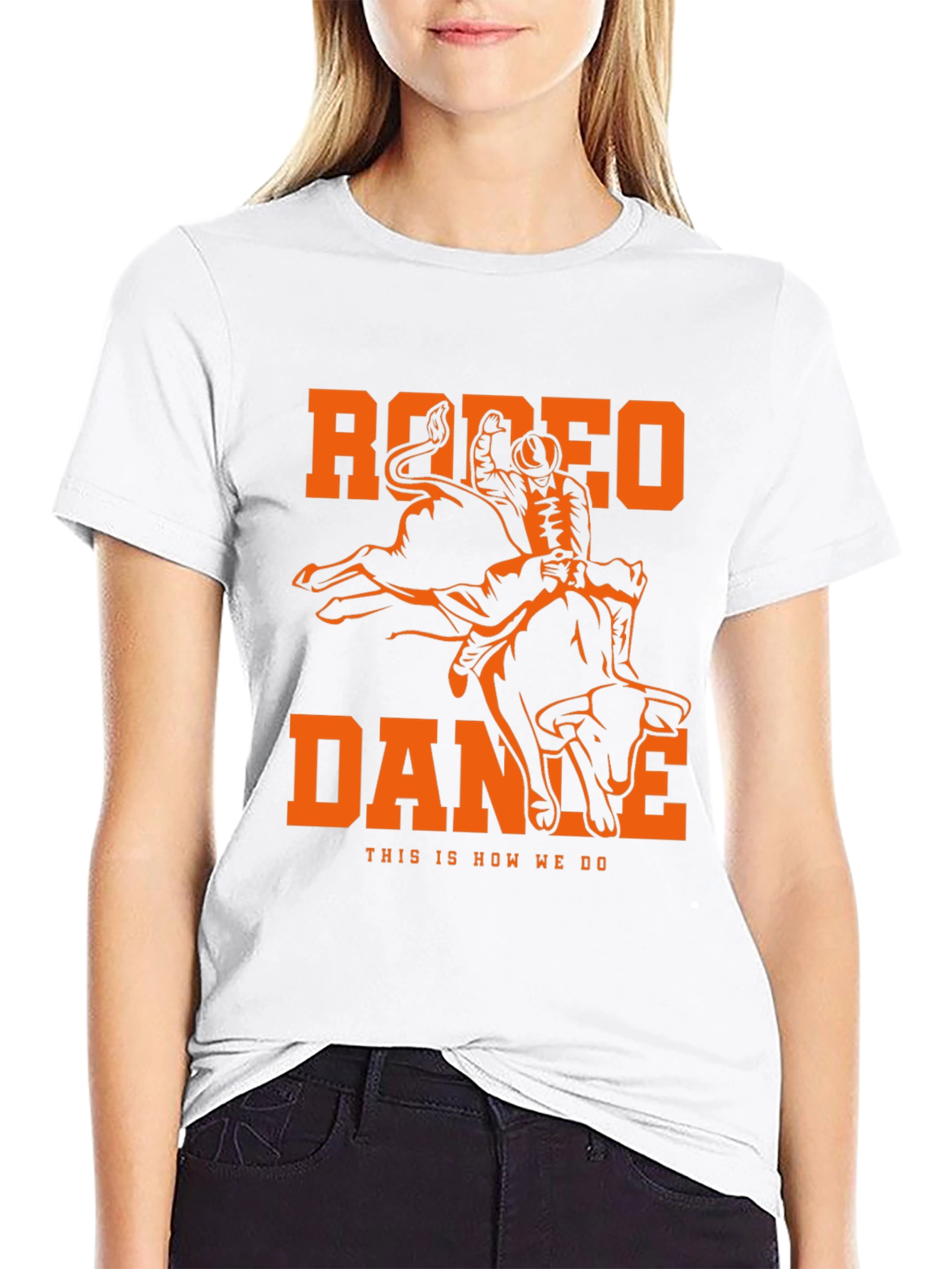Rodeo Dance T-Shirt - Cowboy Bull Riding Tee