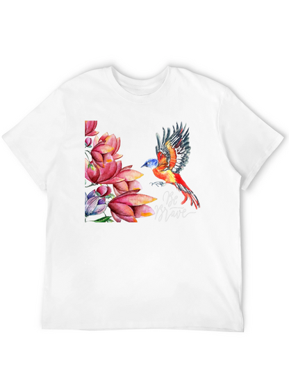 Be Brave Bird & Floral T-Shirt