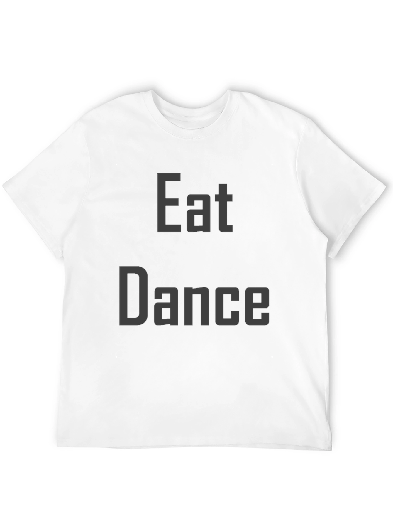 Eat Dance Black Graphic Tee