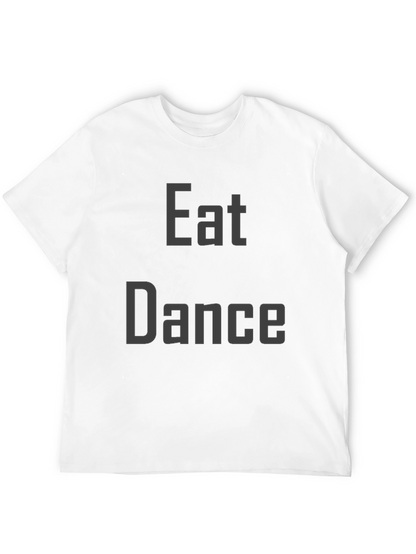 Eat Dance Black Graphic Tee