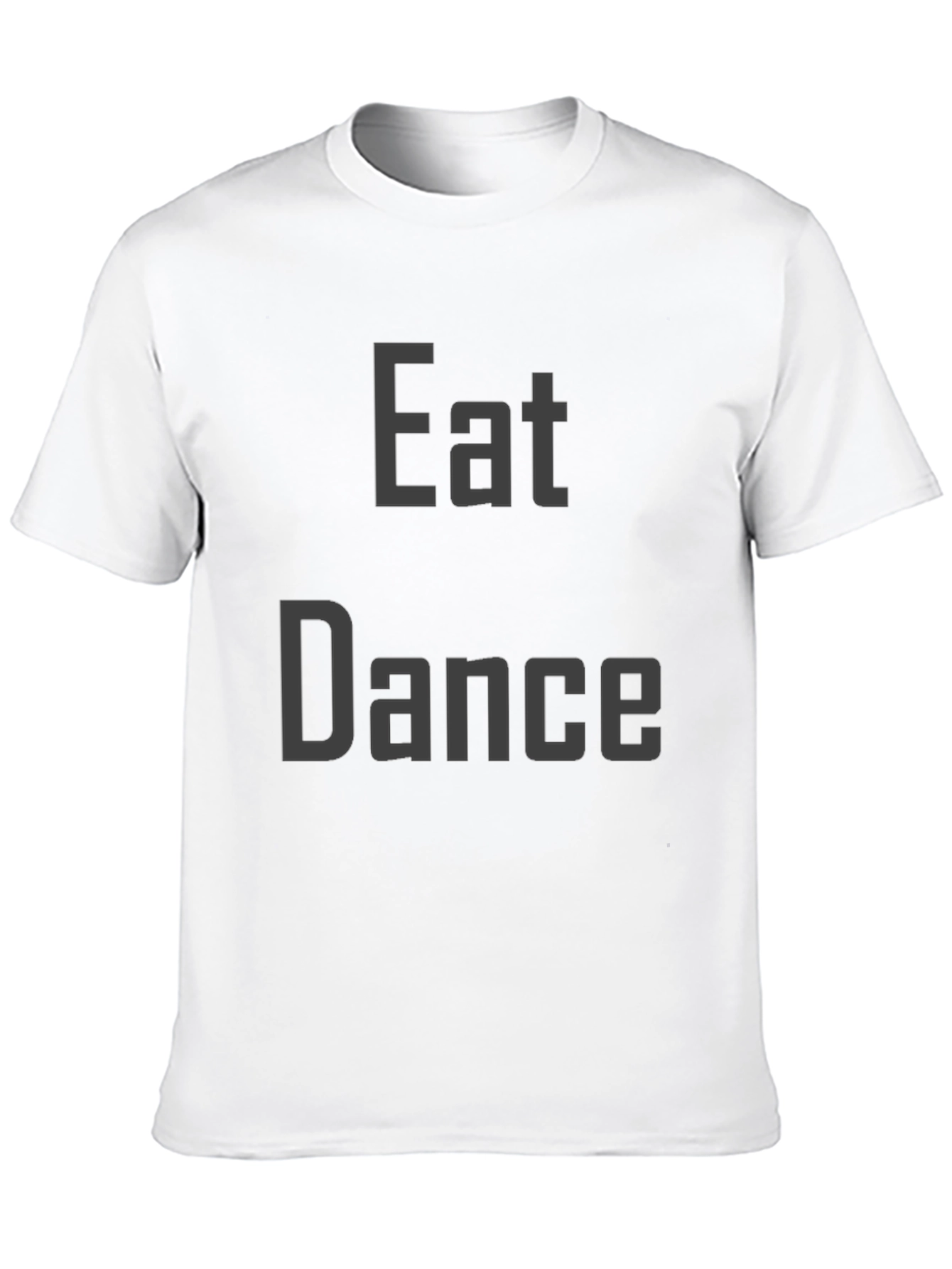 Eat Dance Black Graphic Tee