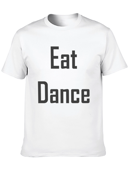 Eat Dance Black Graphic Tee