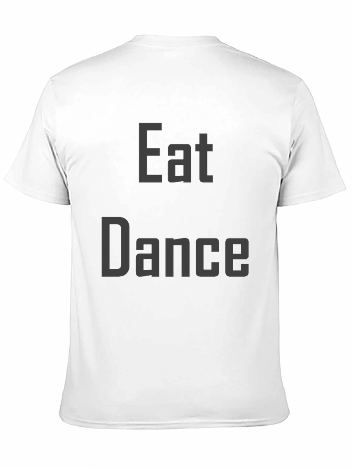 Eat Dance Black Graphic Tee