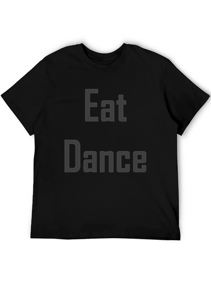 Eat Dance Black Graphic Tee