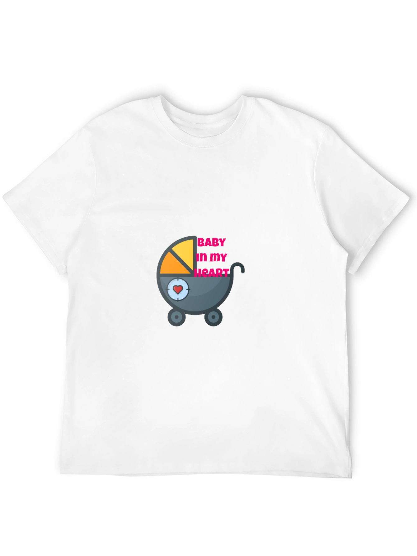 Baby in My Heart Graphic Tee - Black