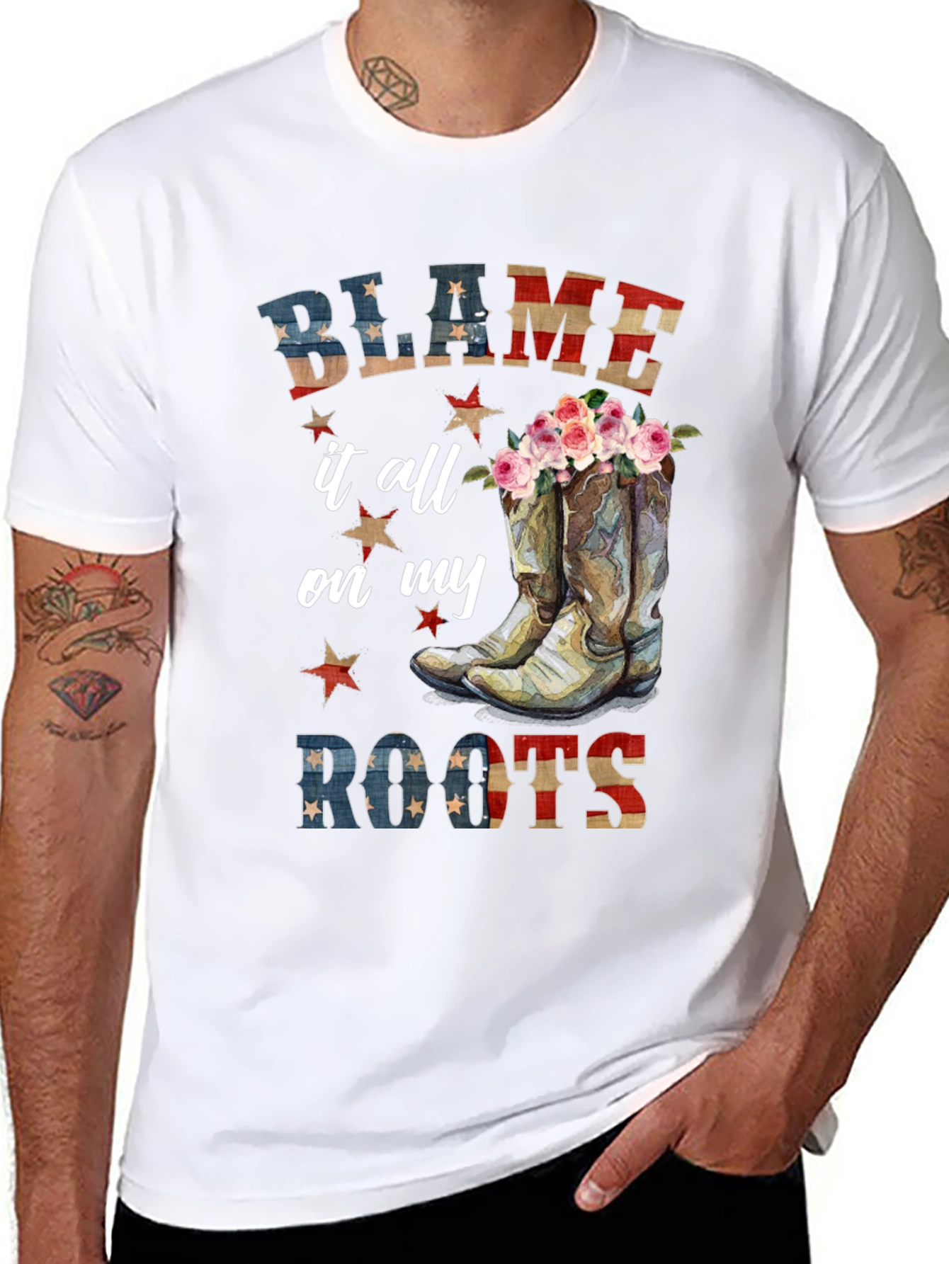 Blame it All on My Roots Graphic Tee