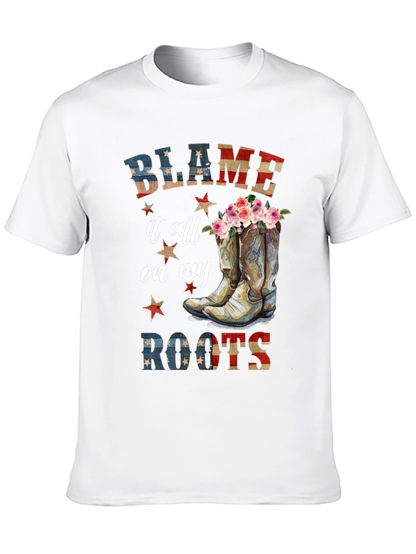 Blame it All on My Roots Graphic Tee