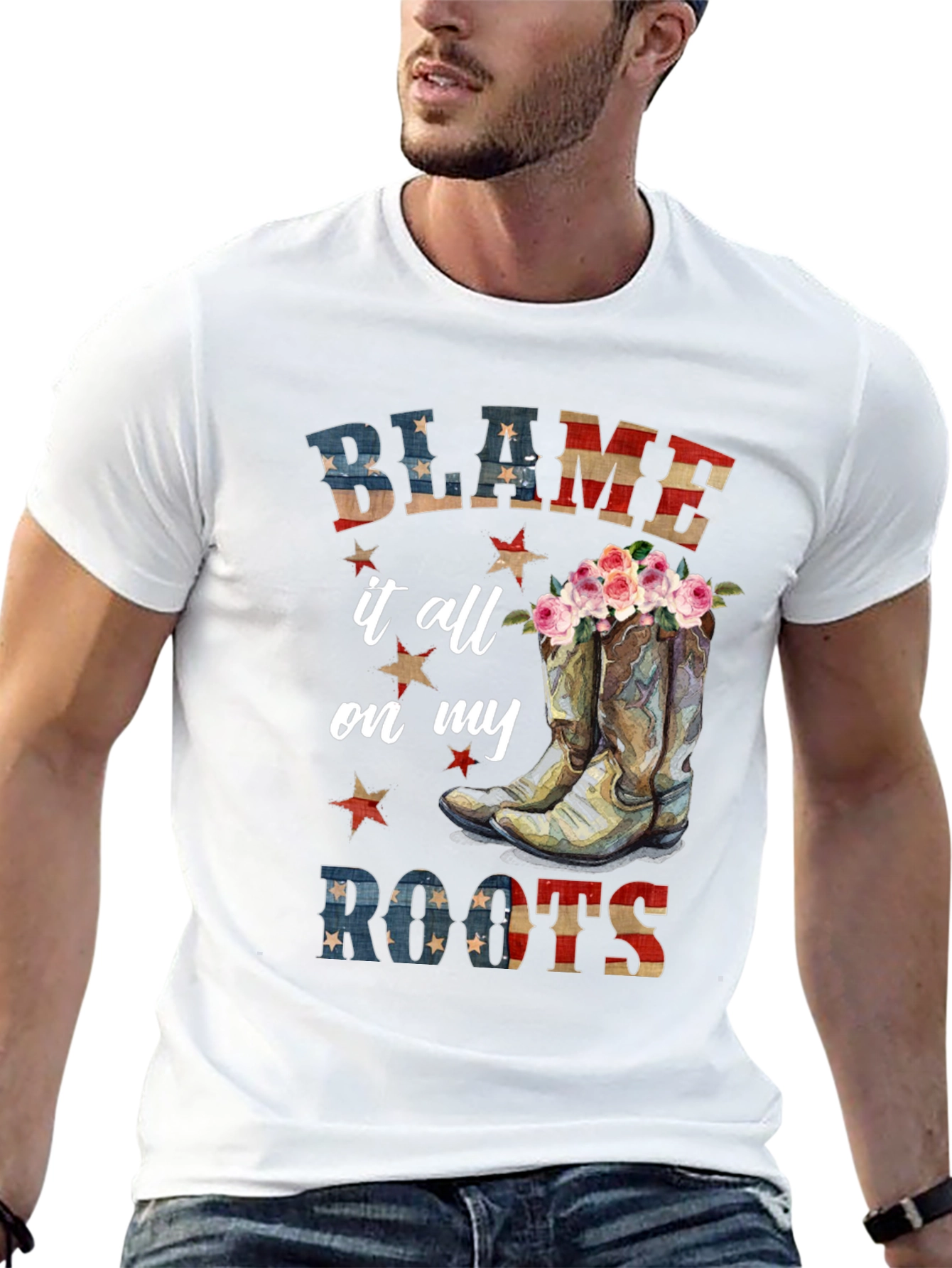 Blame it All on My Roots Graphic Tee