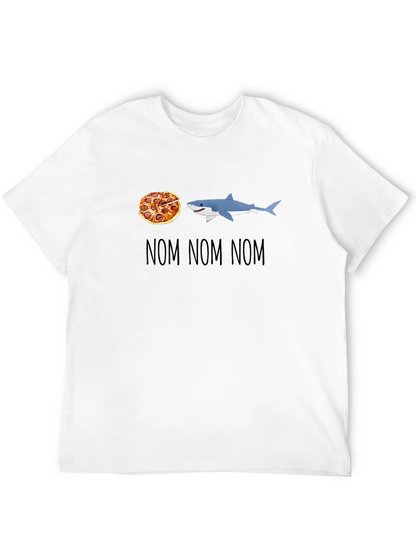 Pizza Shark T-Shirt - Nom Nom Nom Design