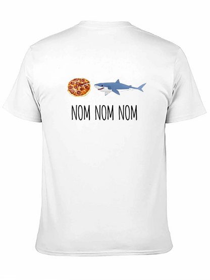 Pizza Shark T-Shirt - Nom Nom Nom Design