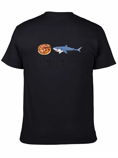 Pizza Shark T-Shirt - Nom Nom Nom Design