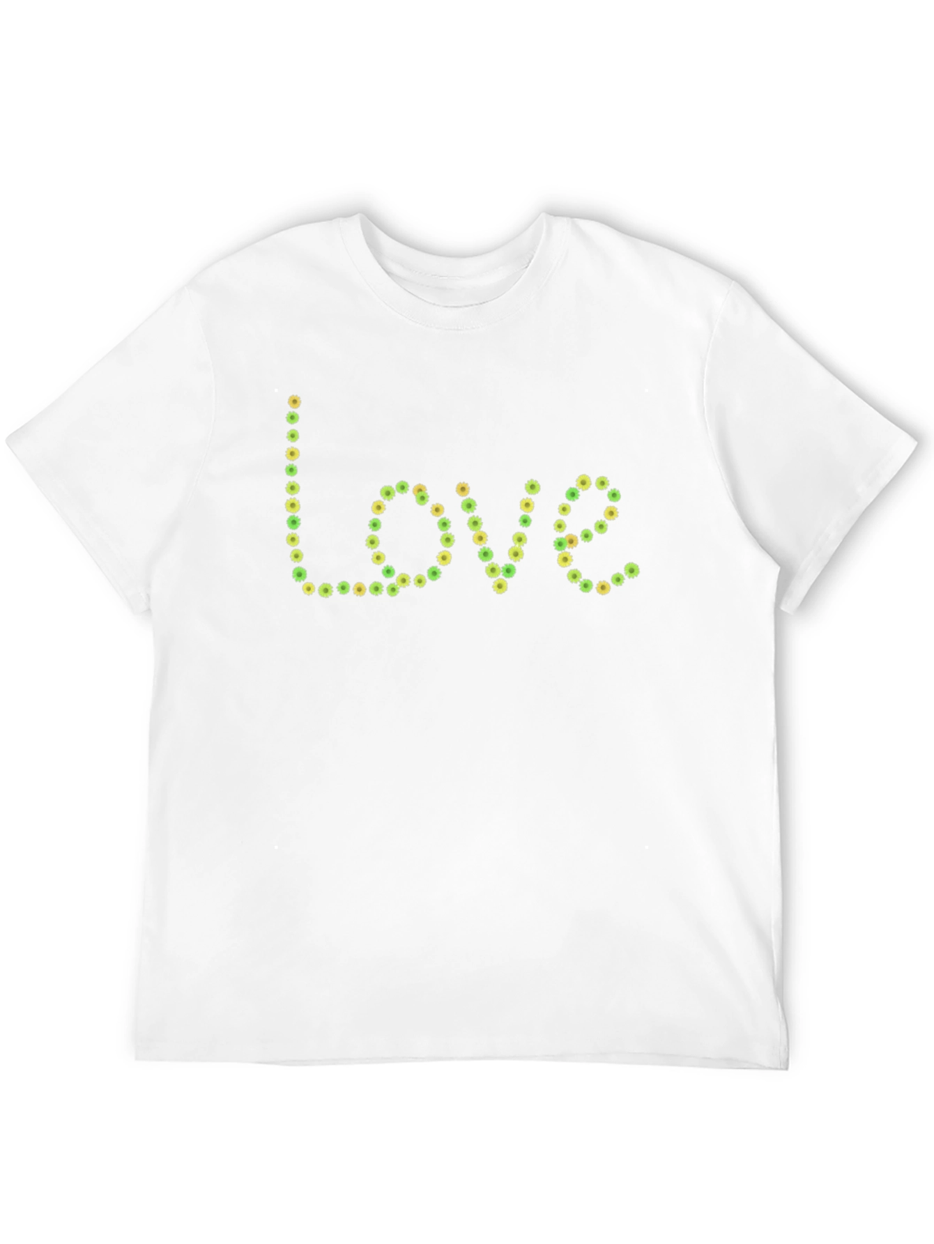 Floral Love Graphic Black T-Shirt