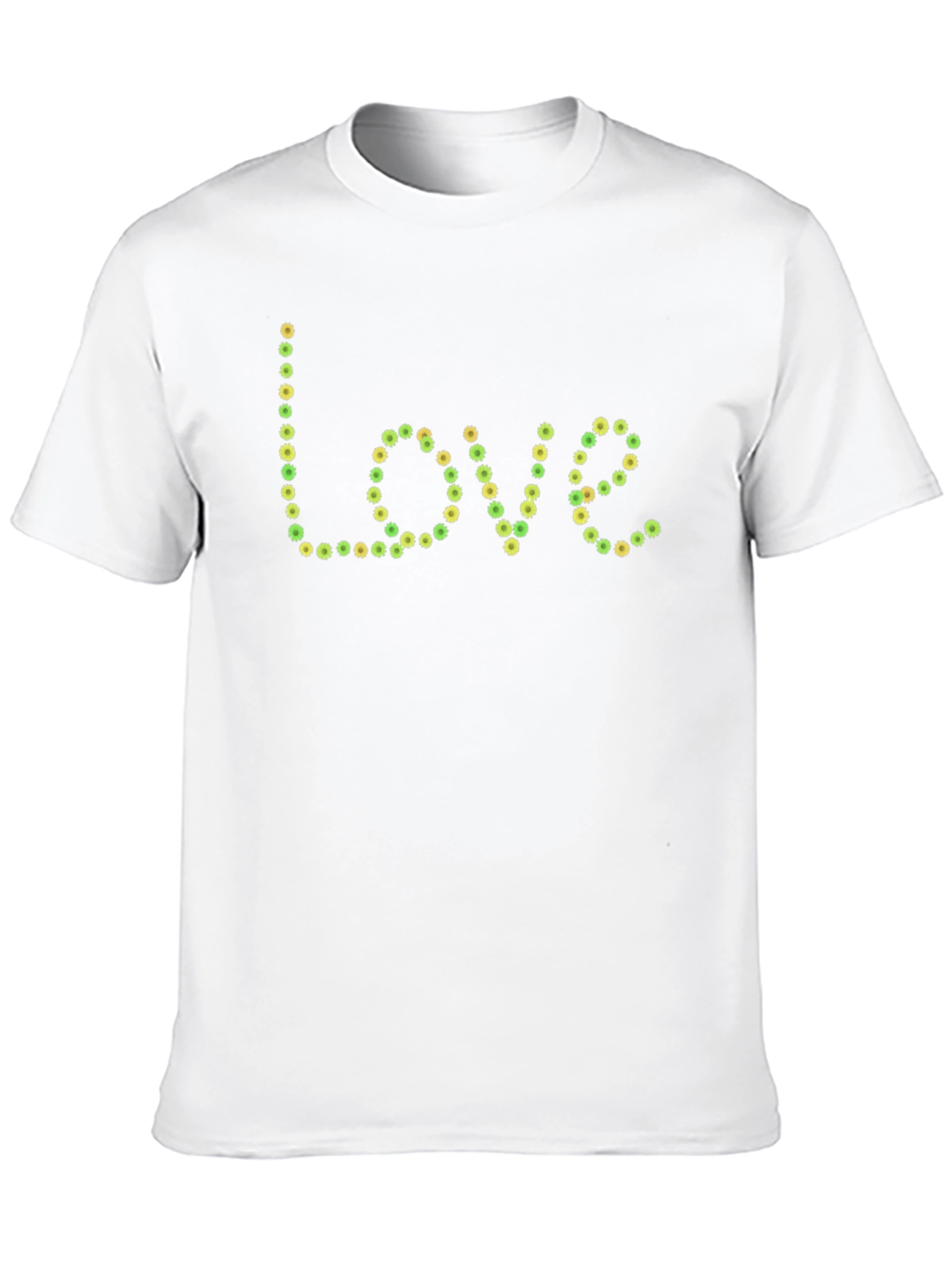 Floral Love Graphic Black T-Shirt