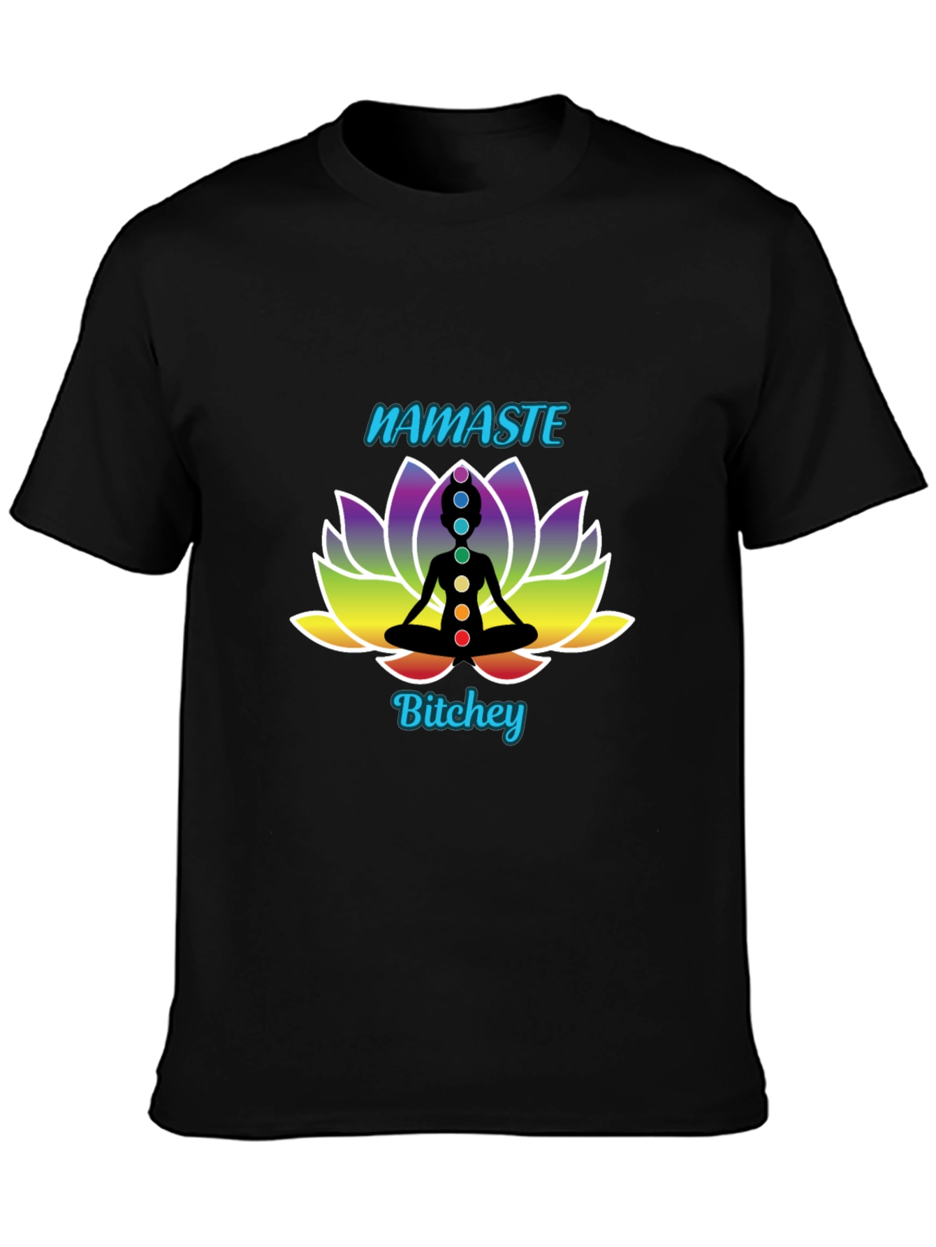 Namaste Bitchey Chakra Lotus T-Shirt