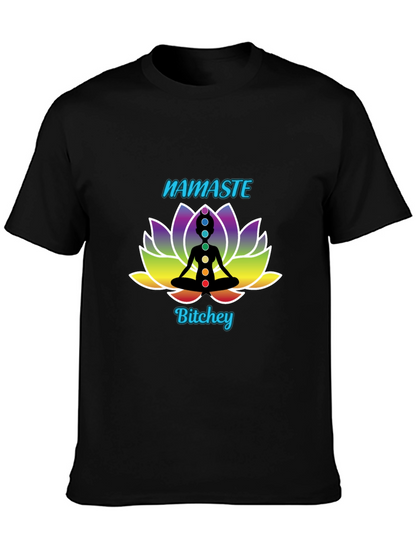 Namaste Bitchey Chakra Lotus T-Shirt