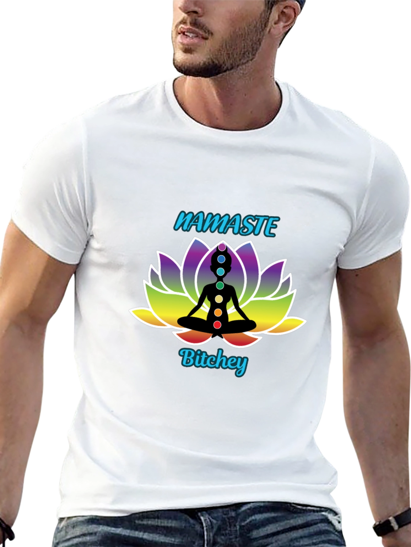 Namaste Bitchey Chakra Lotus T-Shirt
