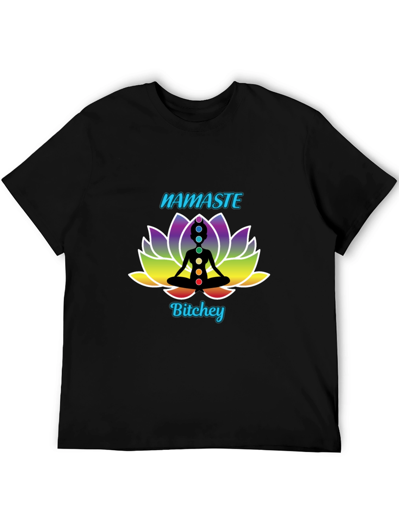 Namaste Bitchey Chakra Lotus T-Shirt