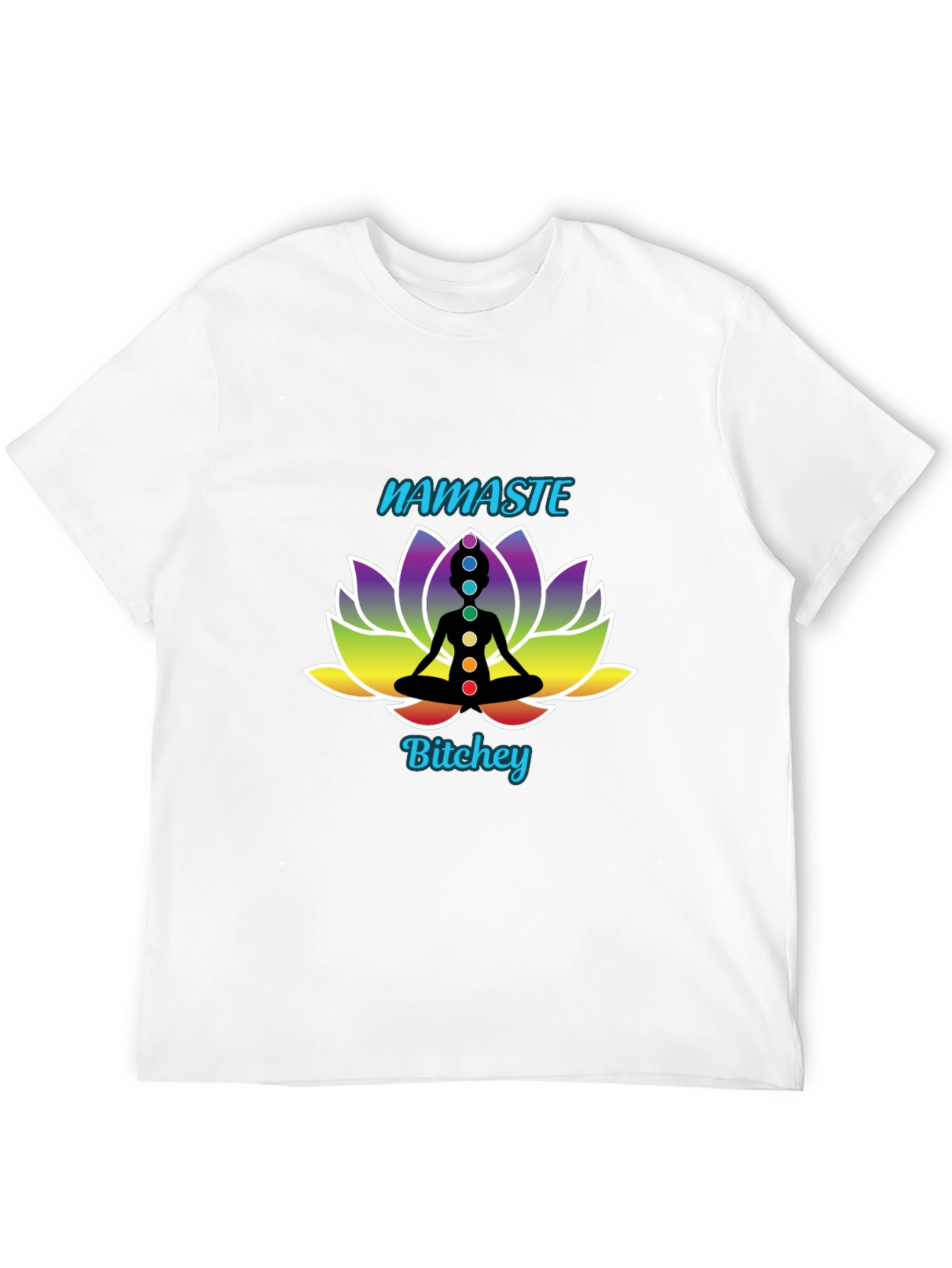 Namaste Bitchey Chakra Lotus T-Shirt