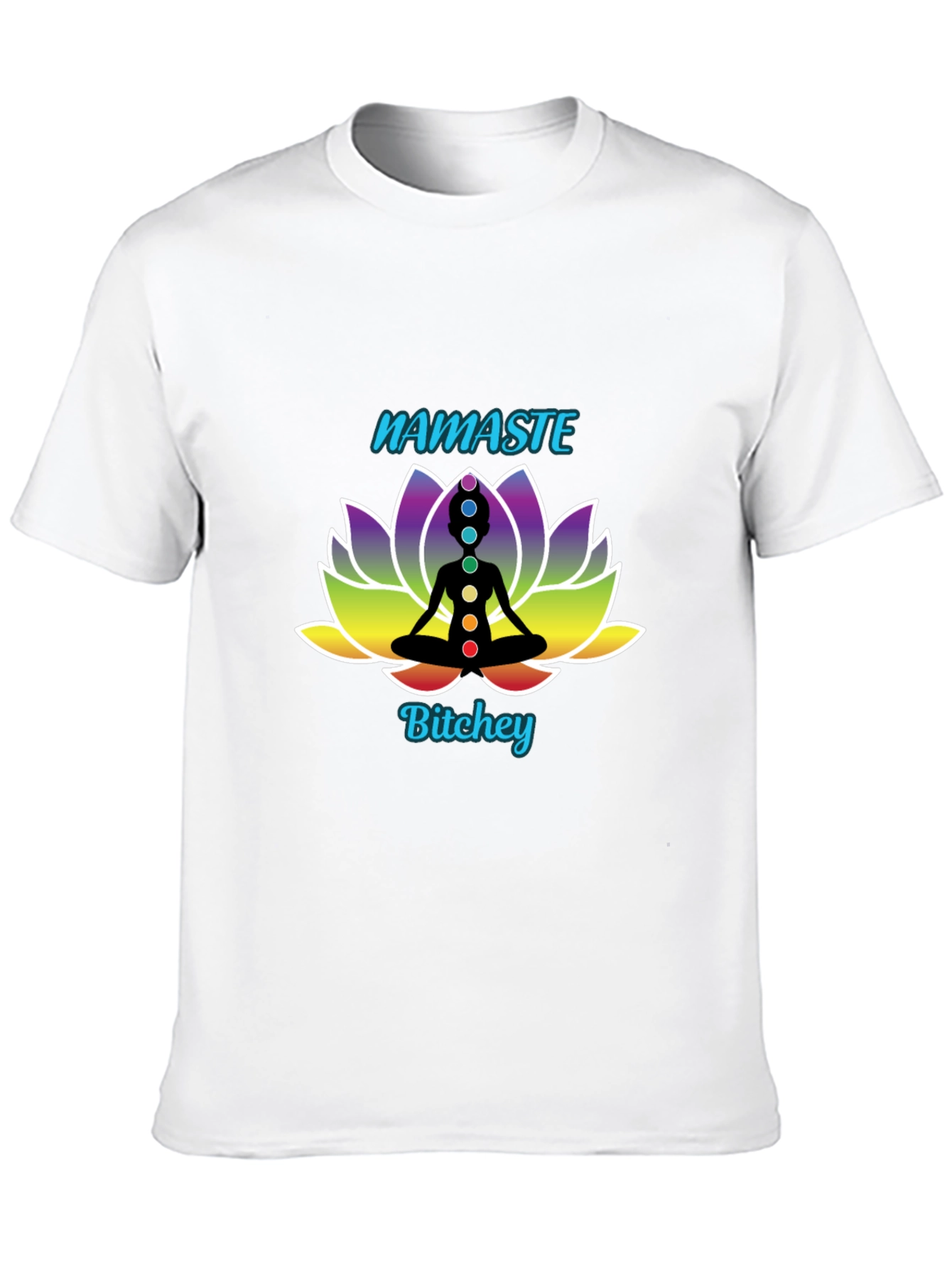 Namaste Bitchey Chakra Lotus T-Shirt