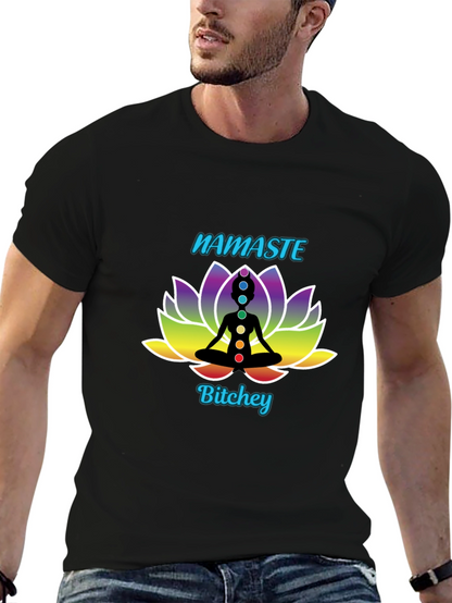 Namaste Bitchey Chakra Lotus T-Shirt