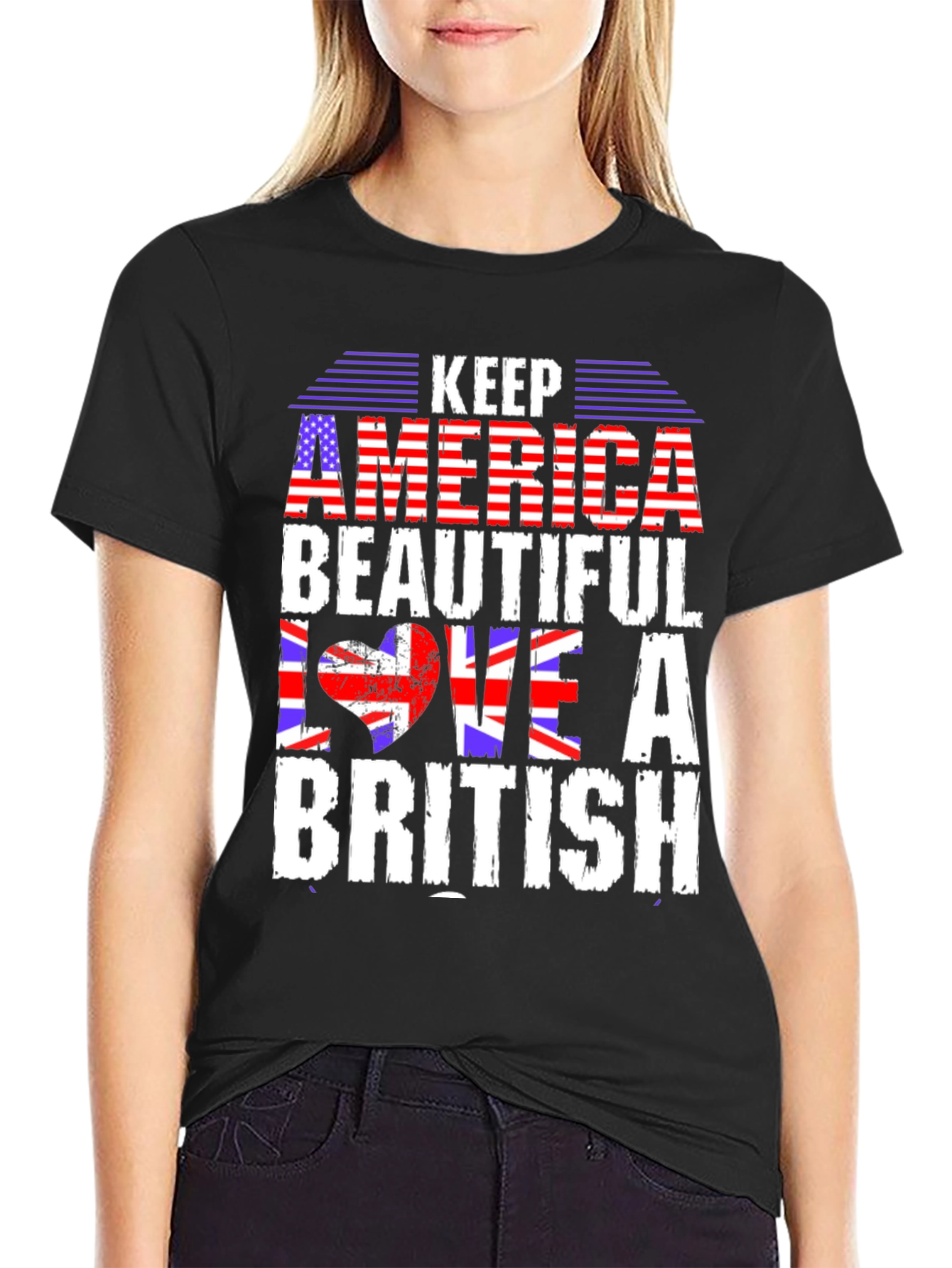 Keep America Beautiful Love a British T-Shirt