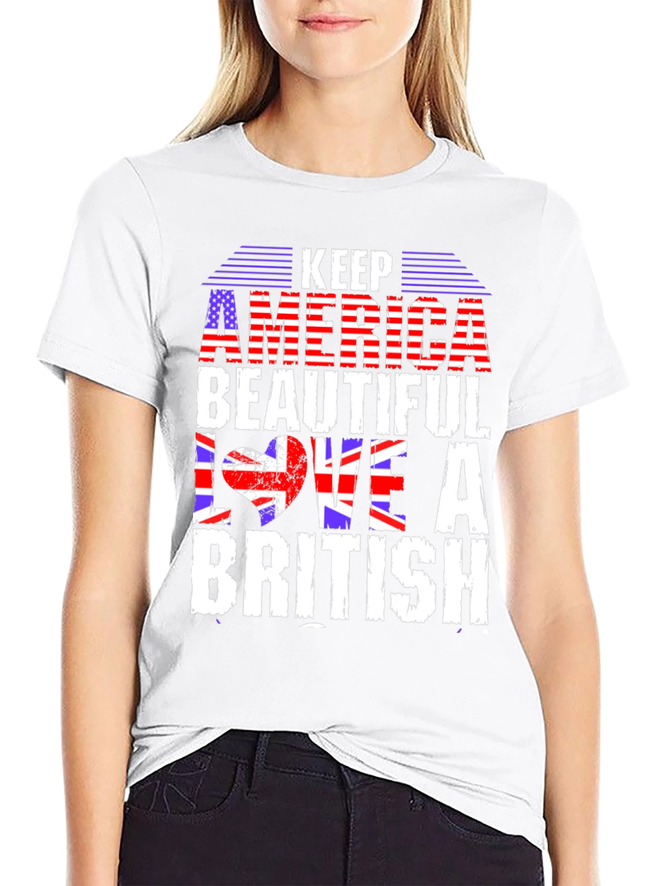 Keep America Beautiful Love a British T-Shirt