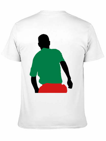 Retro Silhouette Graphic Tee - Casual Comfort