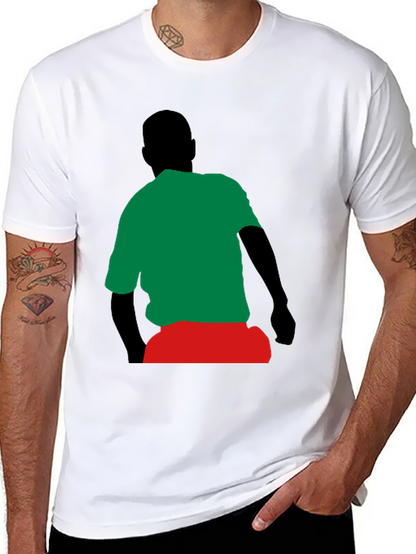 Retro Silhouette Graphic Tee - Casual Comfort