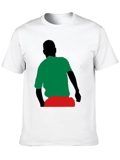 Retro Silhouette Graphic Tee - Casual Comfort