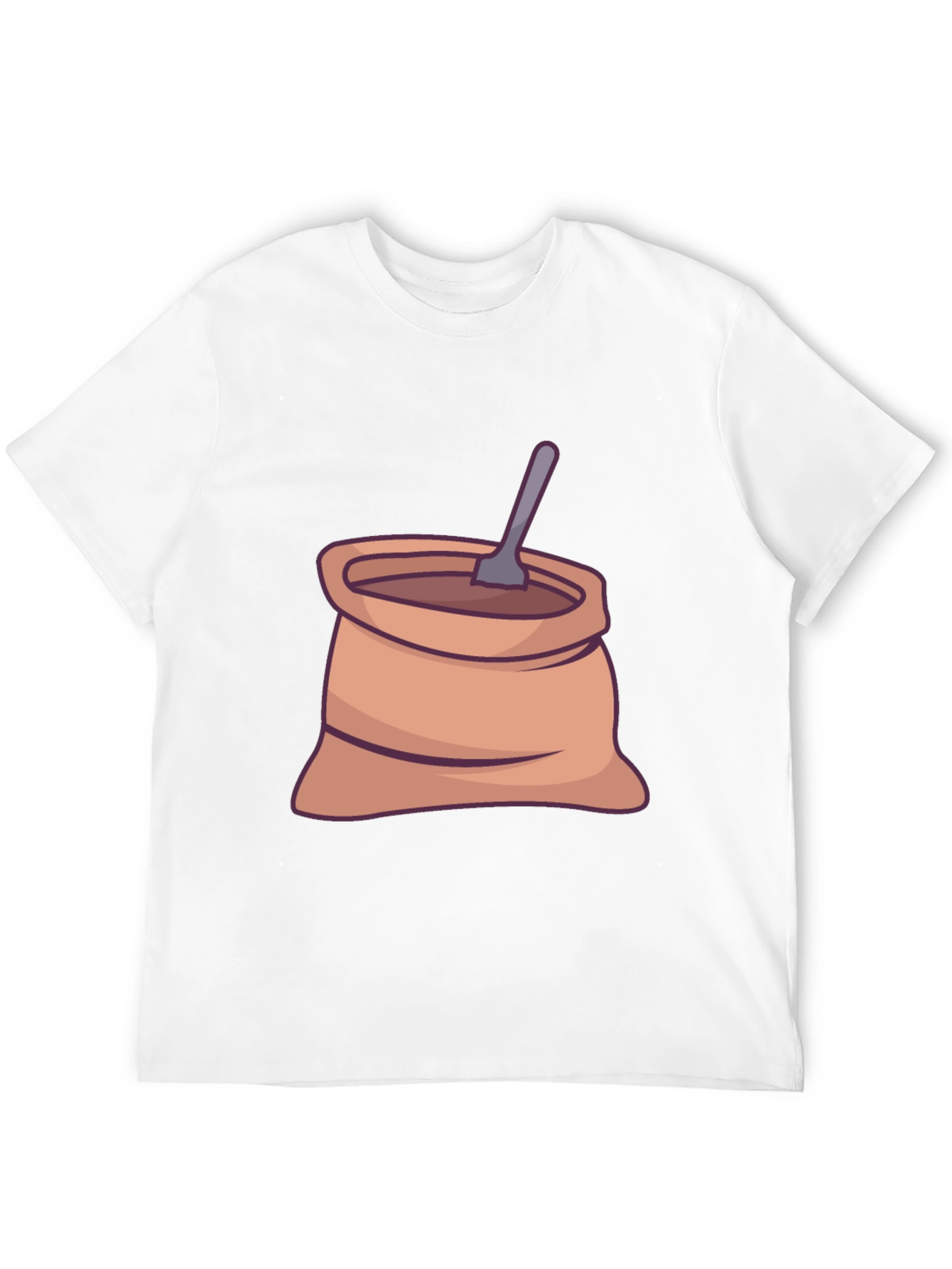 Coffee Sack Graphic Tee - Casual Black T-Shirt