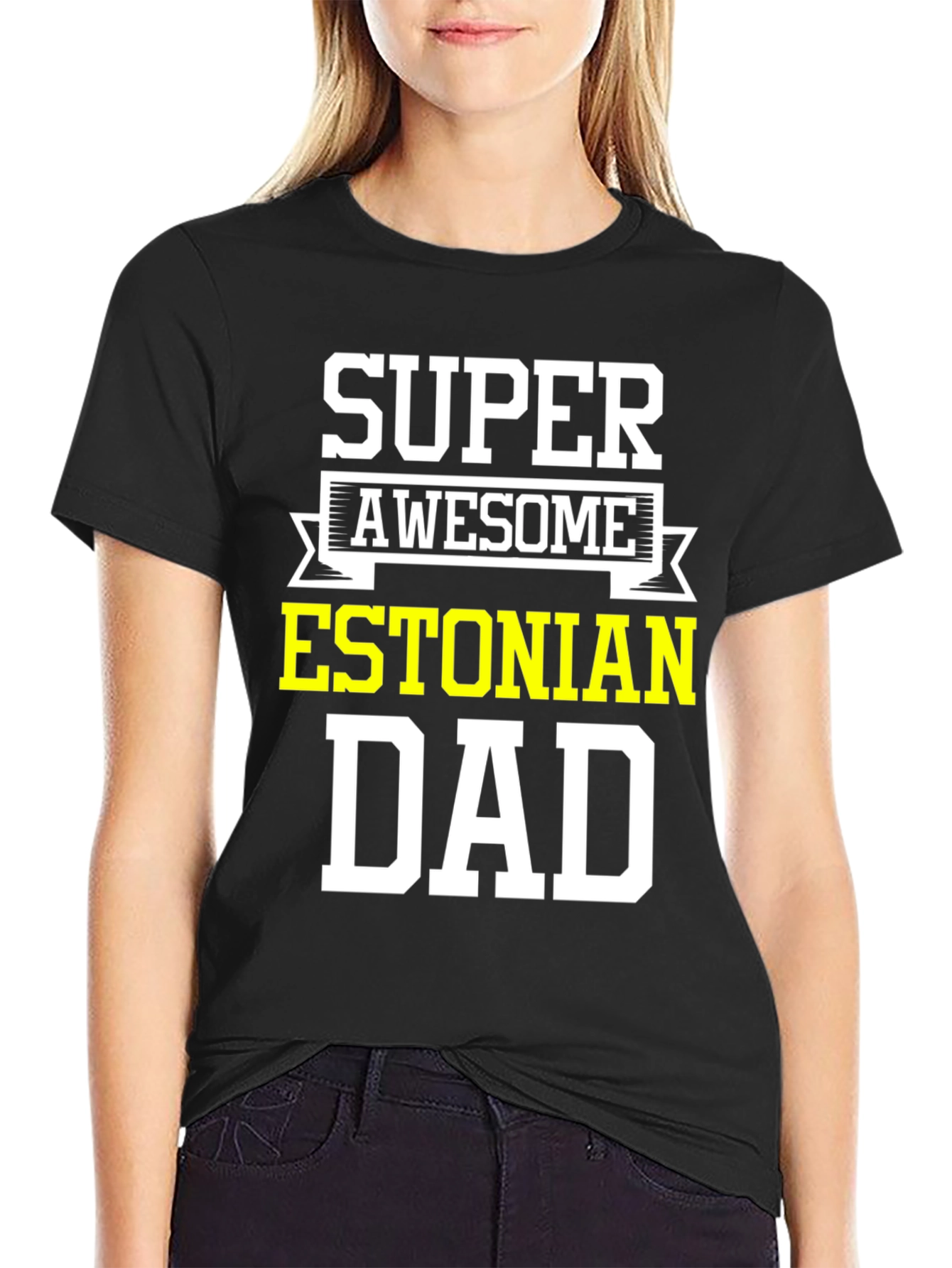 Super Awesome Estonian Dad T-Shirt