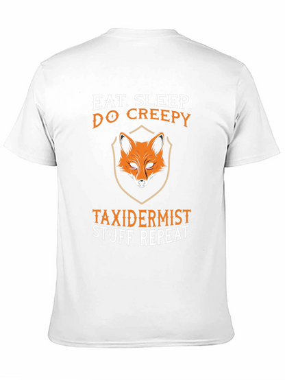 Eat Sleep Do Creepy Taxidermist Graphic Tee