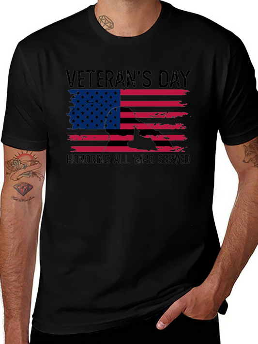 Veterans Day T-Shirt - Honoring All Who Served