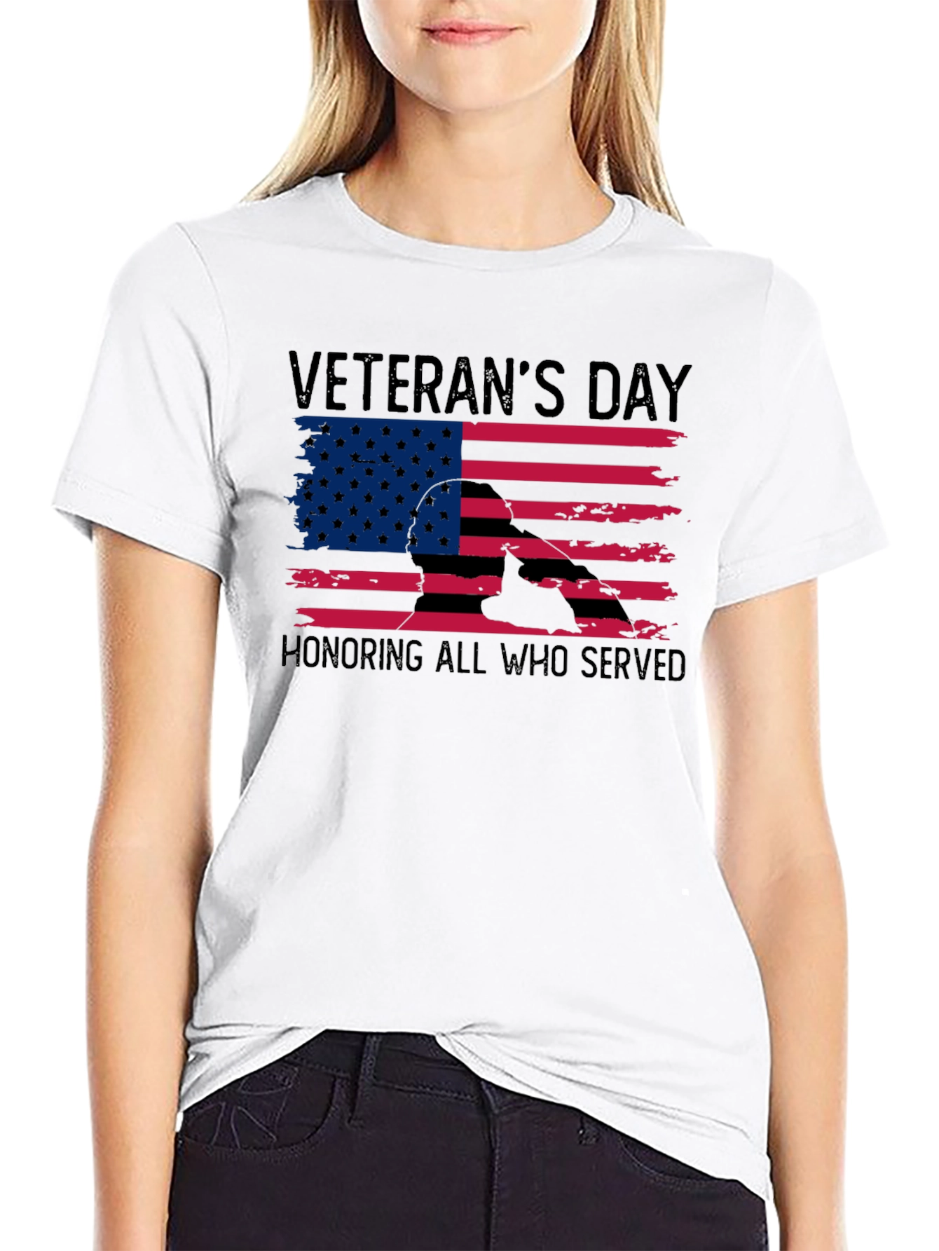 Veterans Day T-Shirt - Honoring All Who Served