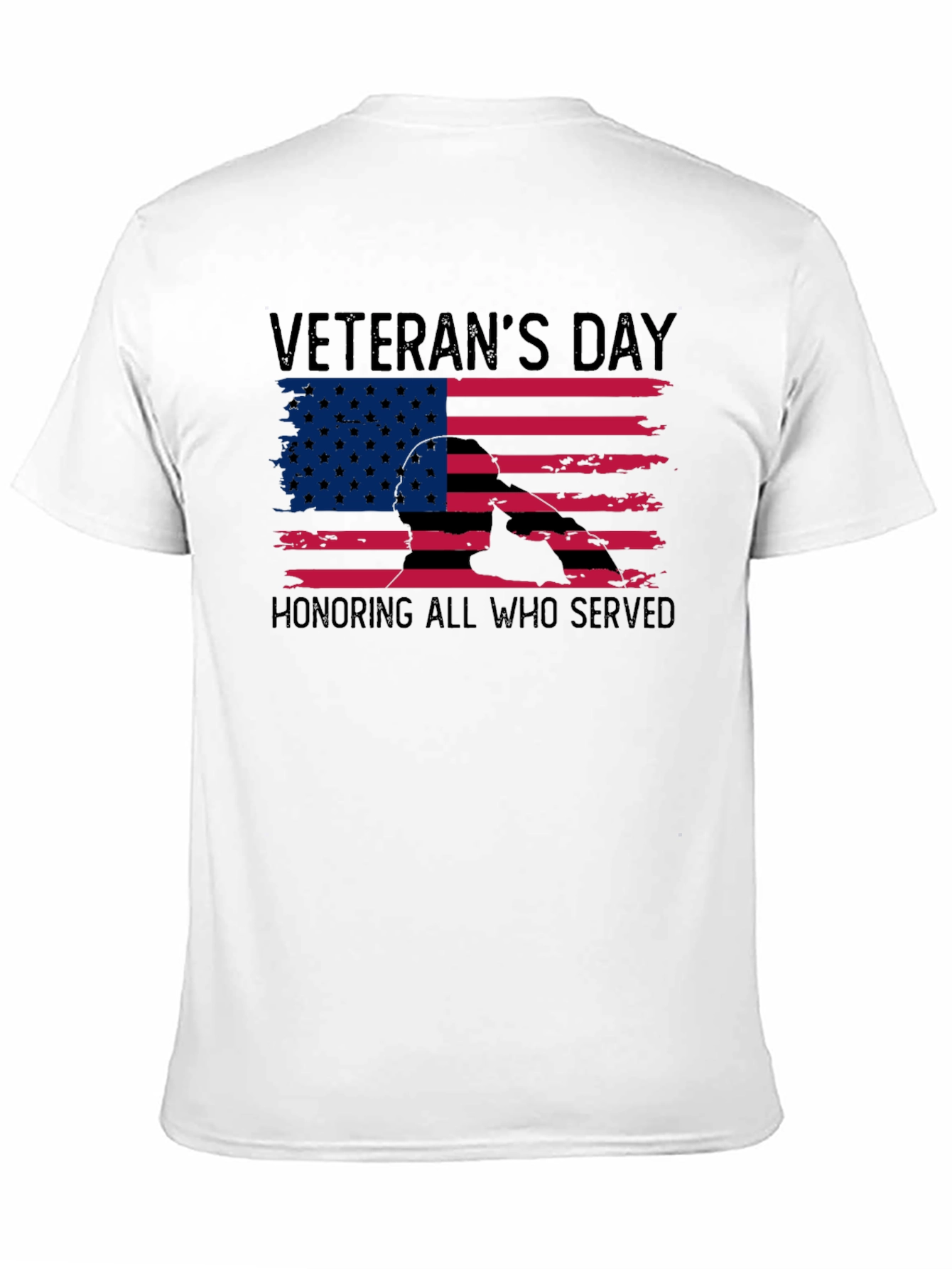 Veterans Day T-Shirt - Honoring All Who Served