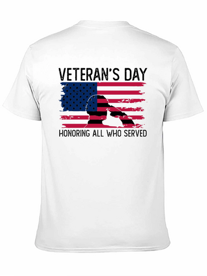 Veterans Day T-Shirt - Honoring All Who Served