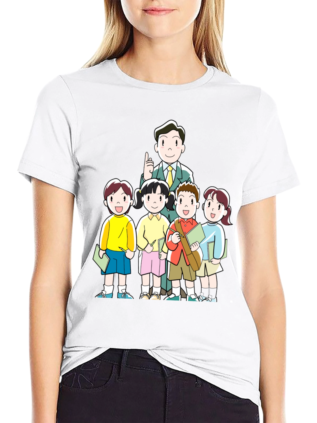 Teacher and Students Graphic Tee