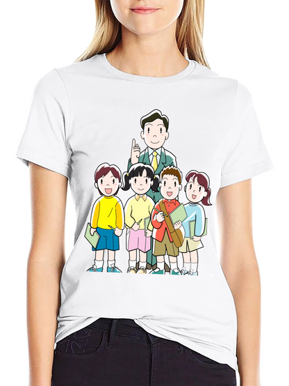 Teacher and Students Graphic Tee