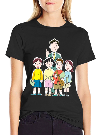 Teacher and Students Graphic Tee