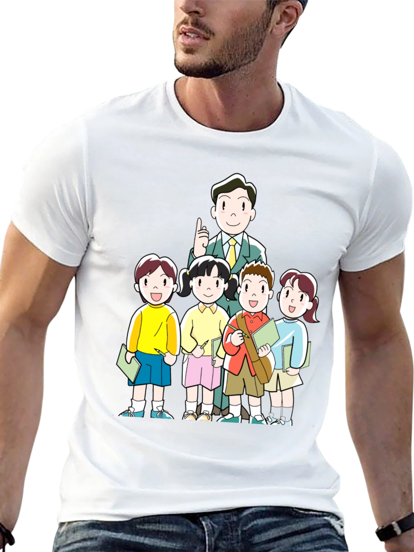 Teacher and Students Graphic Tee