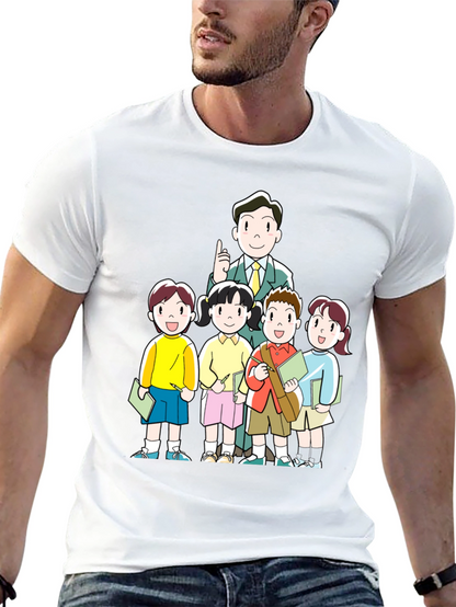 Teacher and Students Graphic Tee