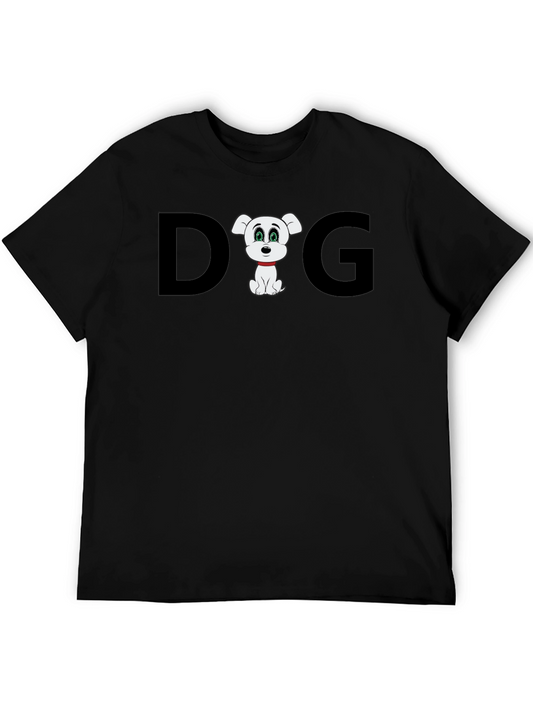 Dog Graphic T-Shirt: Cute Cartoon Puppy Tee
