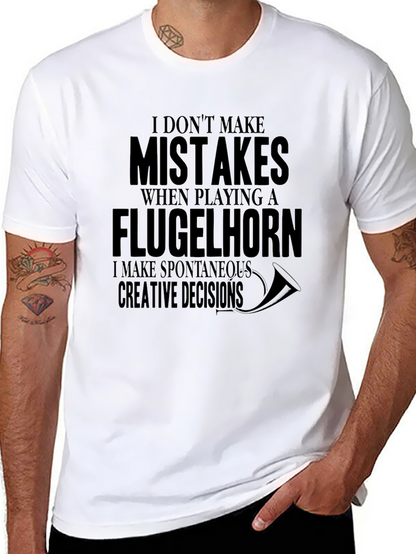 Flugelhorn Player T-Shirt - Spontaneous Creative Decisions