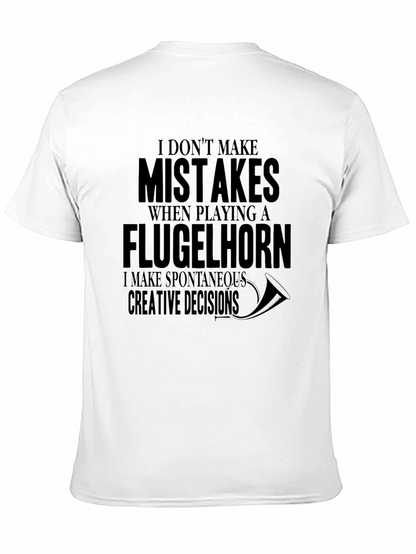 Flugelhorn Player T-Shirt - Spontaneous Creative Decisions