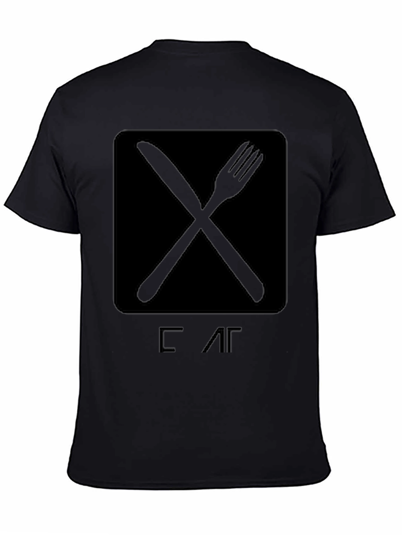 Eat T-Shirt - Knife & Fork Graphic Tee
