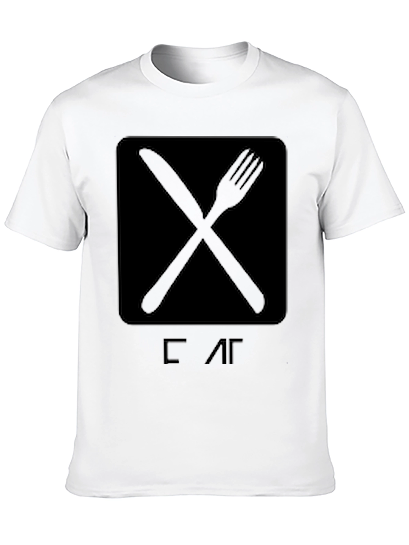 Eat T-Shirt - Knife & Fork Graphic Tee