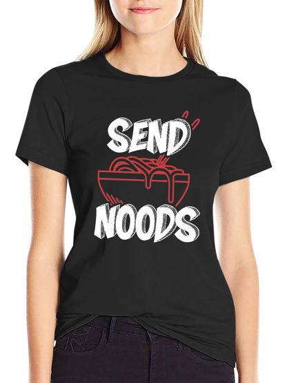 Send Noods Graphic Tee - Funny Ramen Shirt