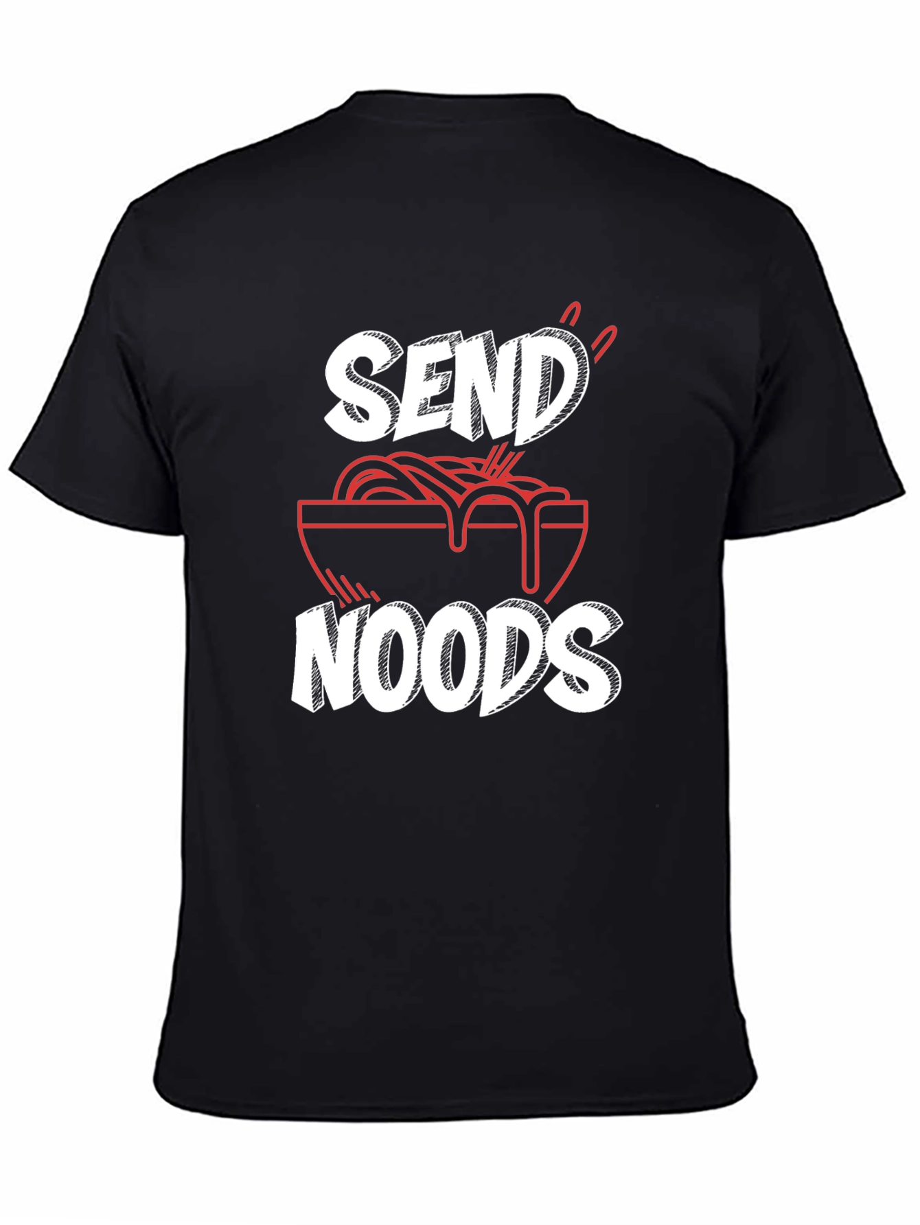 Send Noods Graphic Tee - Funny Ramen Shirt