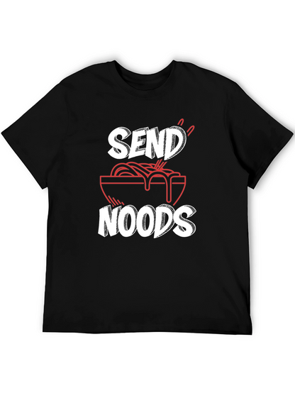 Send Noods Graphic Tee - Funny Ramen Shirt