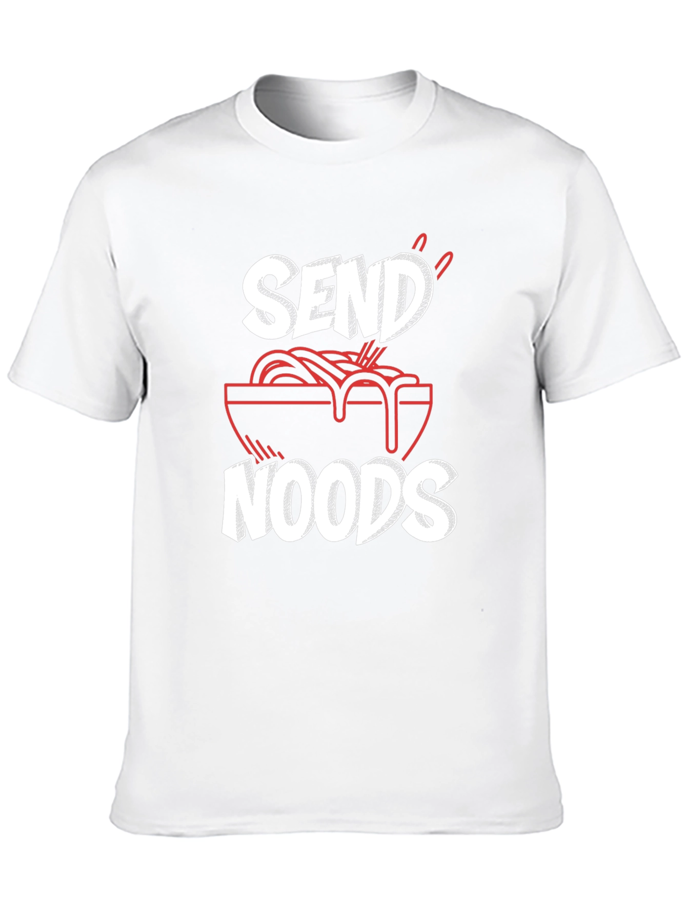 Send Noods Graphic Tee - Funny Ramen Shirt
